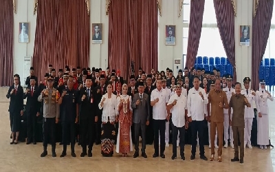 Perkuat Tata Kelola Pemerintahan, Bupati Kapuas Lantik 71 Pejabat Eselon