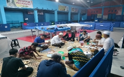 Sambut Tahun Baru 2026, PTMSI Kapuas Gelar Tradisi Bakar Ikan dan Doa Bersama